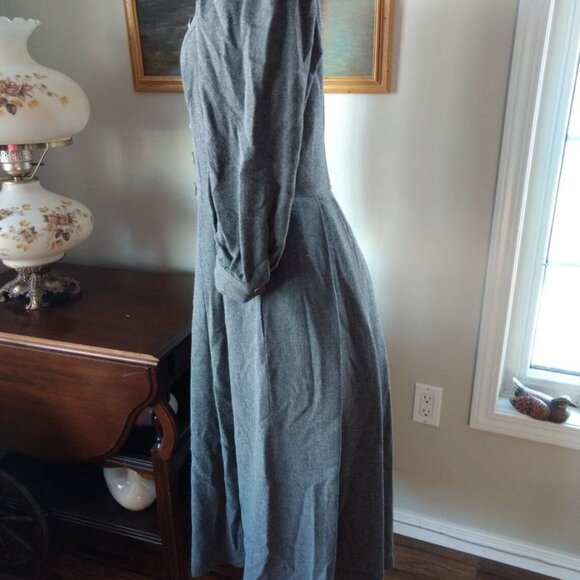 Vintage Cottagecore Dress 36" Bust German Bavarian Folkwear Goth - Picture 9 of 10